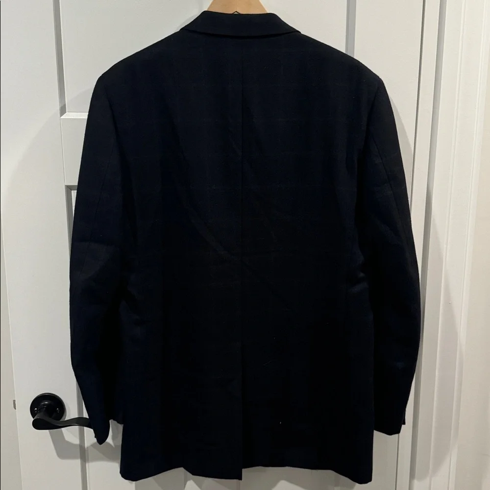 Brooks Brothers E.Thomas Madison Windowpane Sport Coat Blazer Cashmere/wool 42 L